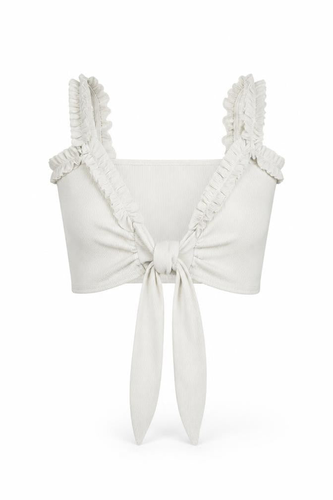 Womens UK Size 4 PRETTYLITTLETHING White Basic Blouse