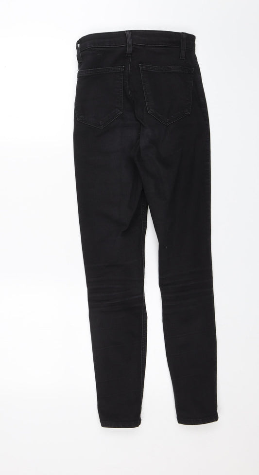 Topshop Womens Black   Skinny Jeans Size 24 in L25 in