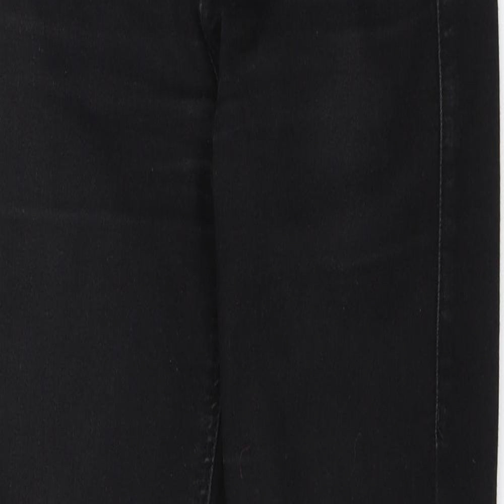 Topshop Womens Black   Skinny Jeans Size 24 in L25 in