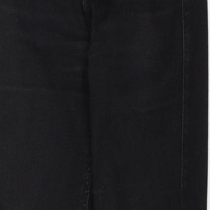 Topshop Womens Black   Skinny Jeans Size 24 in L25 in