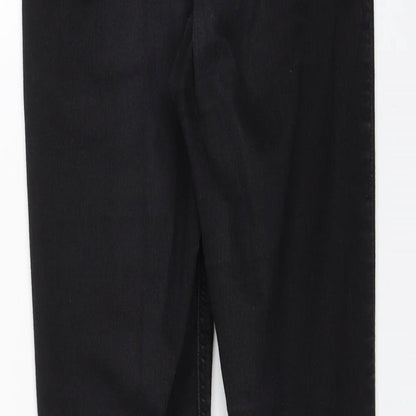Topshop Womens Black   Skinny Jeans Size 24 in L25 in