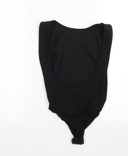 PRETTYLITTLETHING Womens Black   Bodysuit One-Piece Size 8