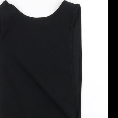 PRETTYLITTLETHING Womens Black   Bodysuit One-Piece Size 8