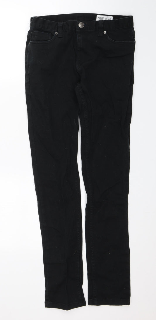 Denim Co. Mens Black   Skinny Jeans Size 30 in L29 in