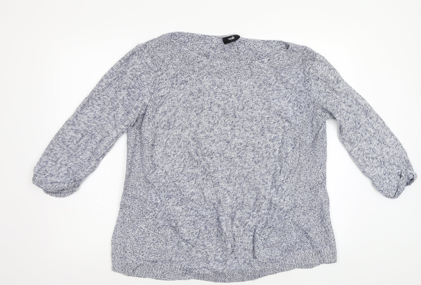 Womens UK Size L Wallis Blue Pullover Jumper