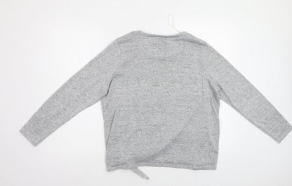 Matalan Womens Silver   Pullover Sweatshirt Size M