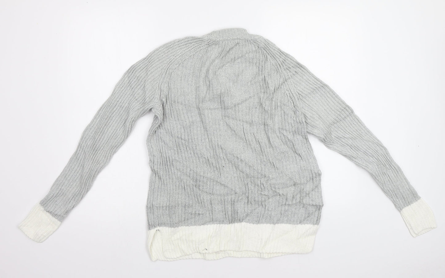 Womens UK Size 12 Crew Clothing Grey Pullover Jumper
