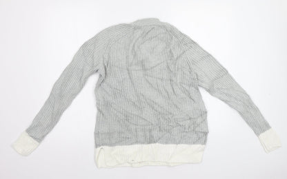 Womens UK Size 12 Crew Clothing Grey Pullover Jumper