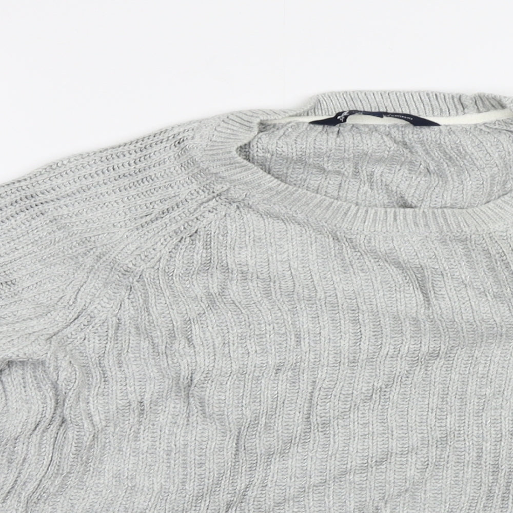 Womens UK Size 12 Crew Clothing Grey Pullover Jumper