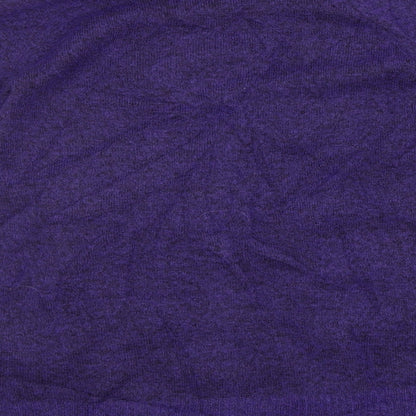 M&S Womens Purple   Cardigan Jumper Size M