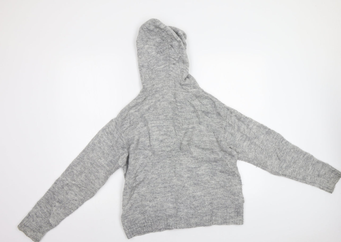 H&M Womens Grey   Full Zip Hoodie Size S