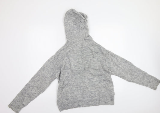 H&M Womens Grey   Full Zip Hoodie Size S