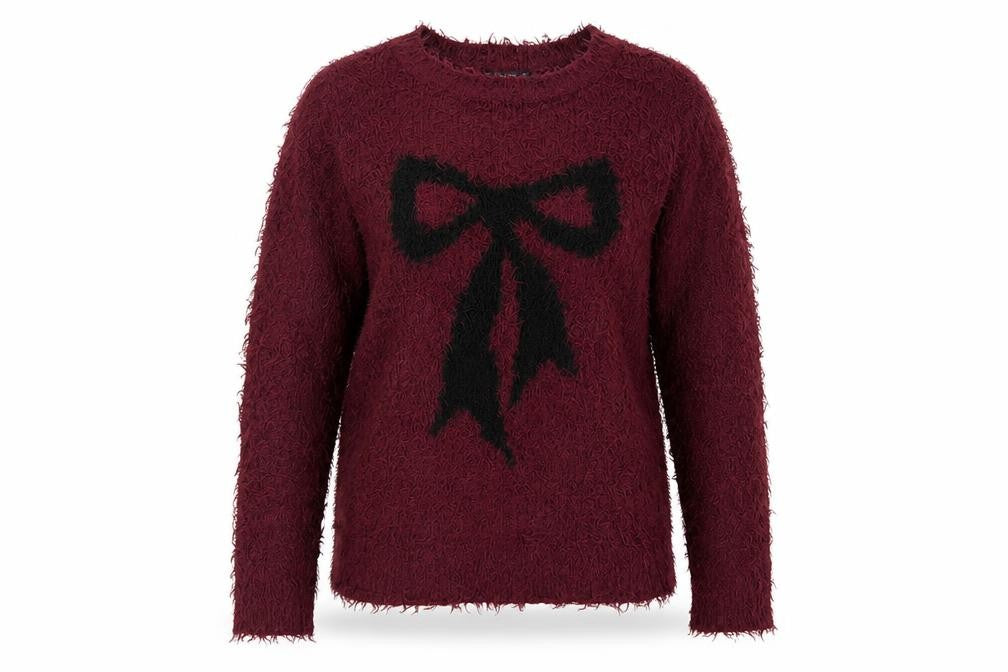 Womens UK Size M Dunnes Red Pullover Jumper