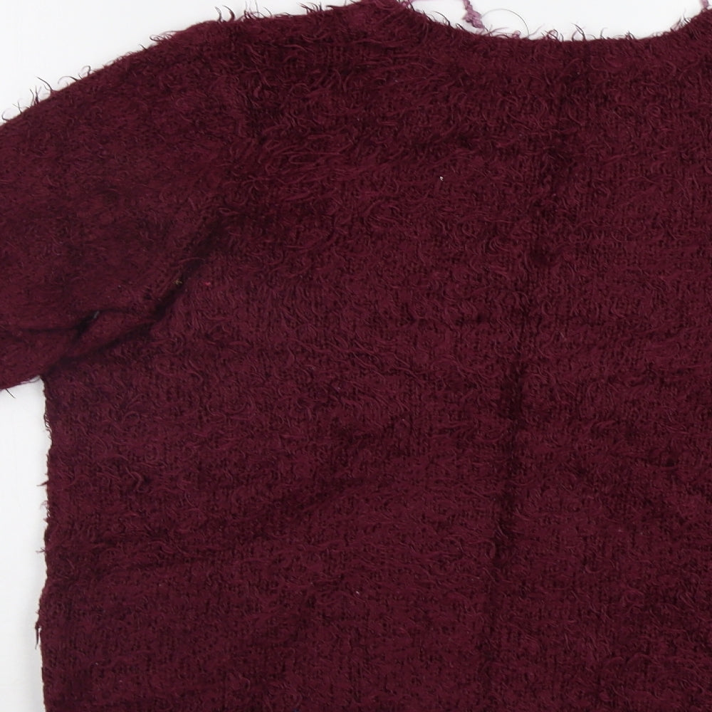 Womens UK Size M Dunnes Red Pullover Jumper