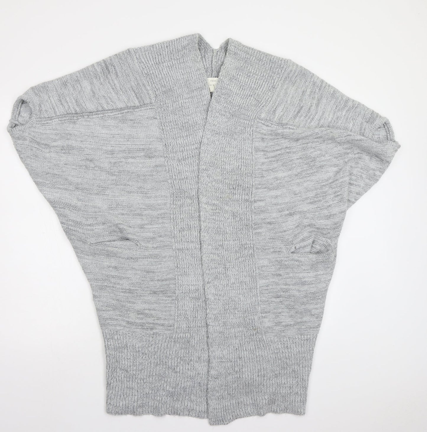 Womens UK Size S NEXT Grey Cardigan Jumper