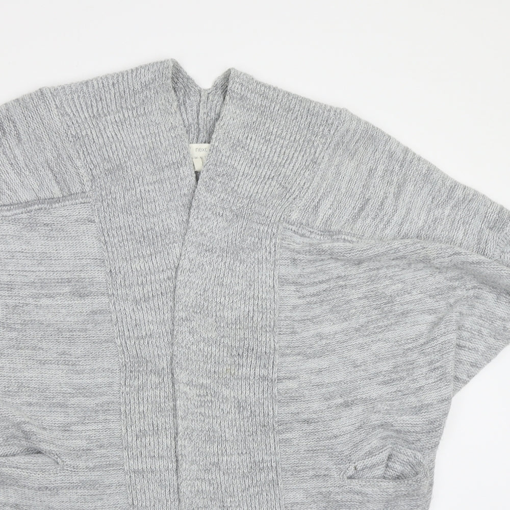 Womens UK Size S NEXT Grey Cardigan Jumper