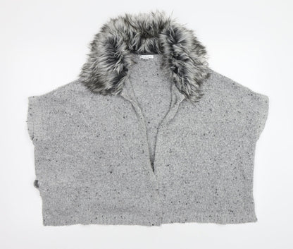 Primark Girls Grey   Cardigan Jumper Size 8-9 Years