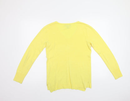 Primark Womens Yellow   Pullover Jumper Size XS