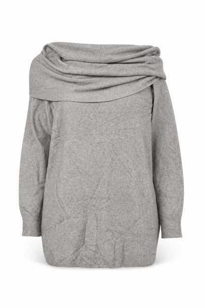 Womens UK Size S Preworn Grey Pullover Jumper