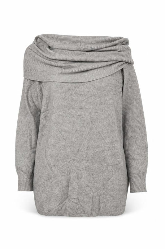 Womens UK Size S Preworn Grey Pullover Jumper