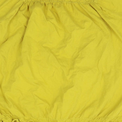 Papaya Womens Yellow   Basic Blouse Size 12