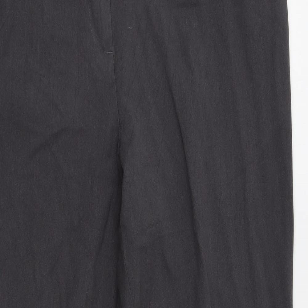 M&S Womens Grey   Trousers  Size 14 L27 in