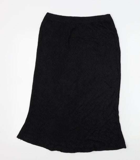 jeffery Rogers Womens Black   A-Line Skirt Size M