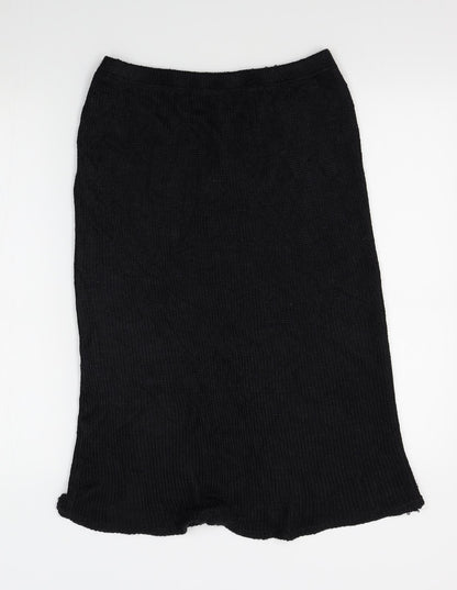 jeffery Rogers Womens Black   A-Line Skirt Size M
