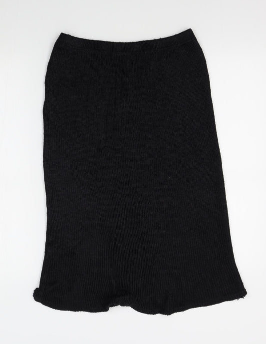 jeffery Rogers Womens Black   A-Line Skirt Size M