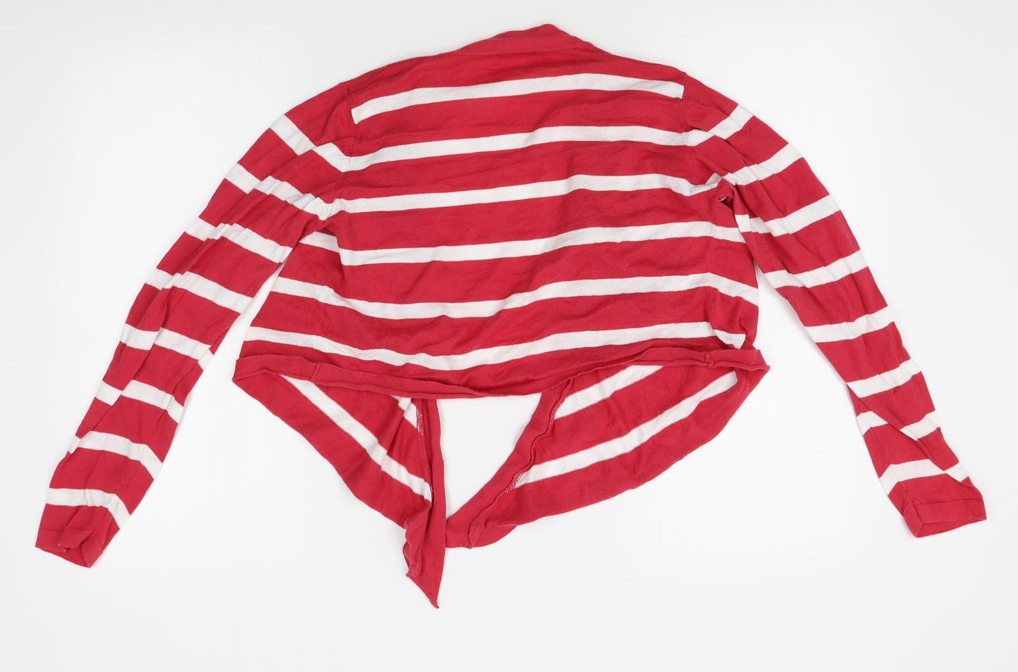 Womens UK Size M M&Co Red Cardigan Jumper