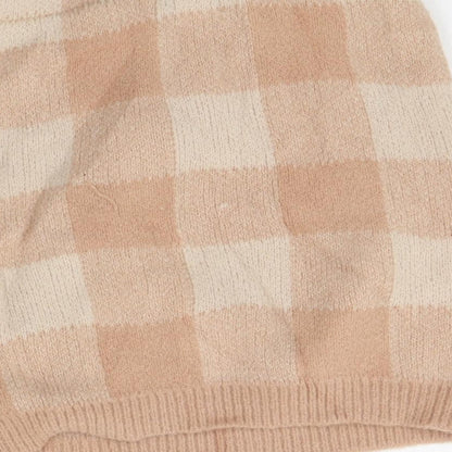 Primark Girls Orange Check  Straight & Pencil Skirt Size 5-6 Years