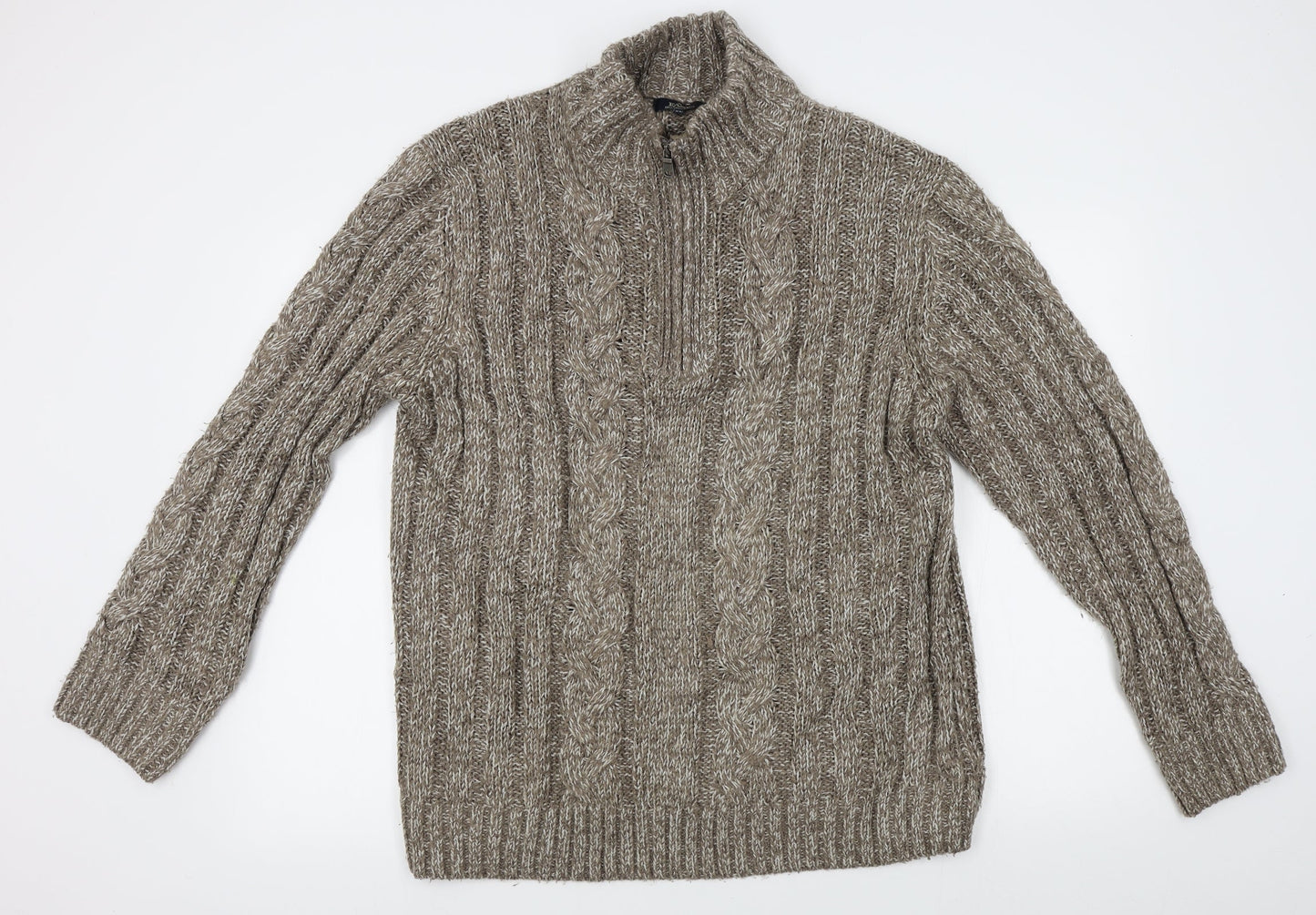 Womens UK Size XL Easy Beige Pullover Jumper