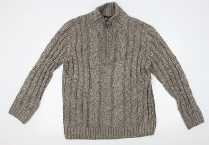Womens UK Size XL Easy Beige Pullover Jumper