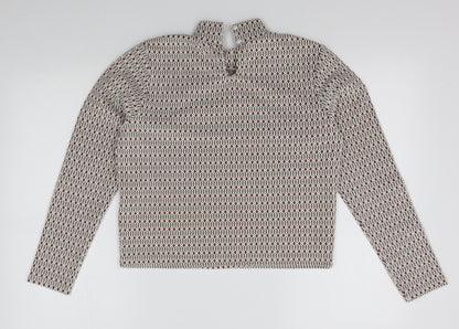 Primark Womens White   Pullover Jumper Size M