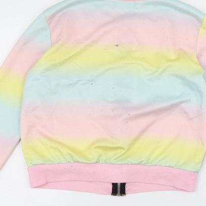 Prague Girls Pink   Bomber Jacket Jacket Size M