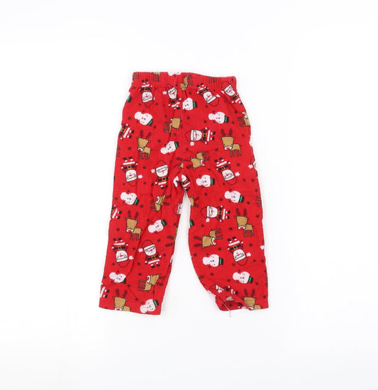 Primark Baby Red   Sweatpants Trousers Size 12-18 Months