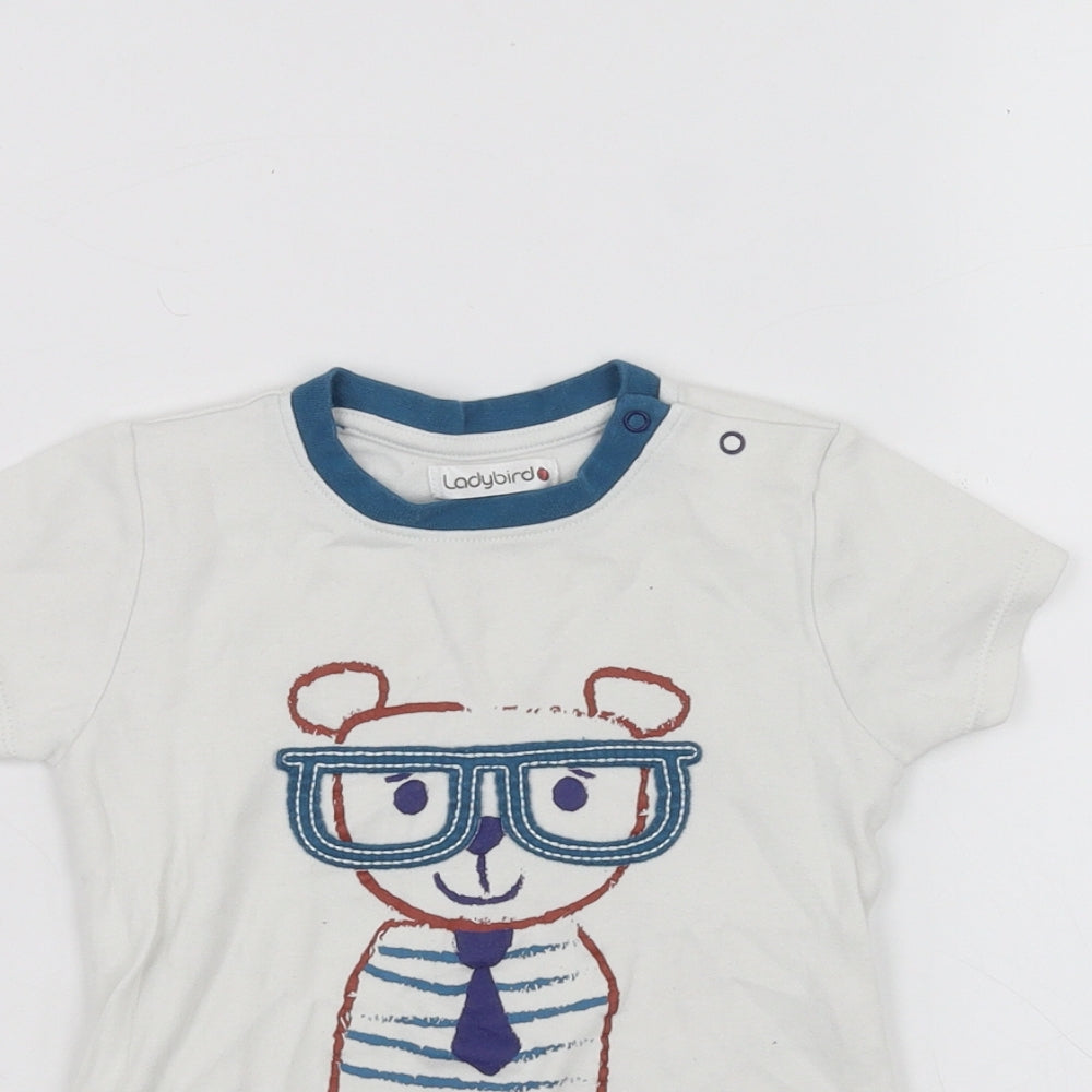 Ladybird Baby White   Basic T-Shirt Size 12-18 Months