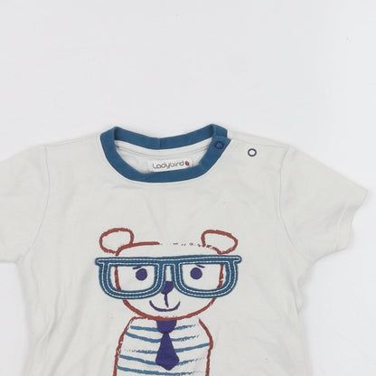 Ladybird Baby White   Basic T-Shirt Size 12-18 Months
