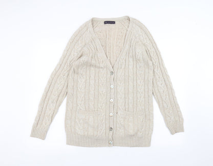 Womens UK Size 8 Marks and Spencer Beige Jacket