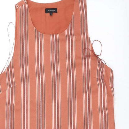 Womens UK Size 14 New Look Pink Basic Blouse