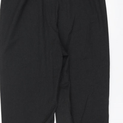 Womens UK Size 10 Marks and Spencer Regular Fit  Black Trousers