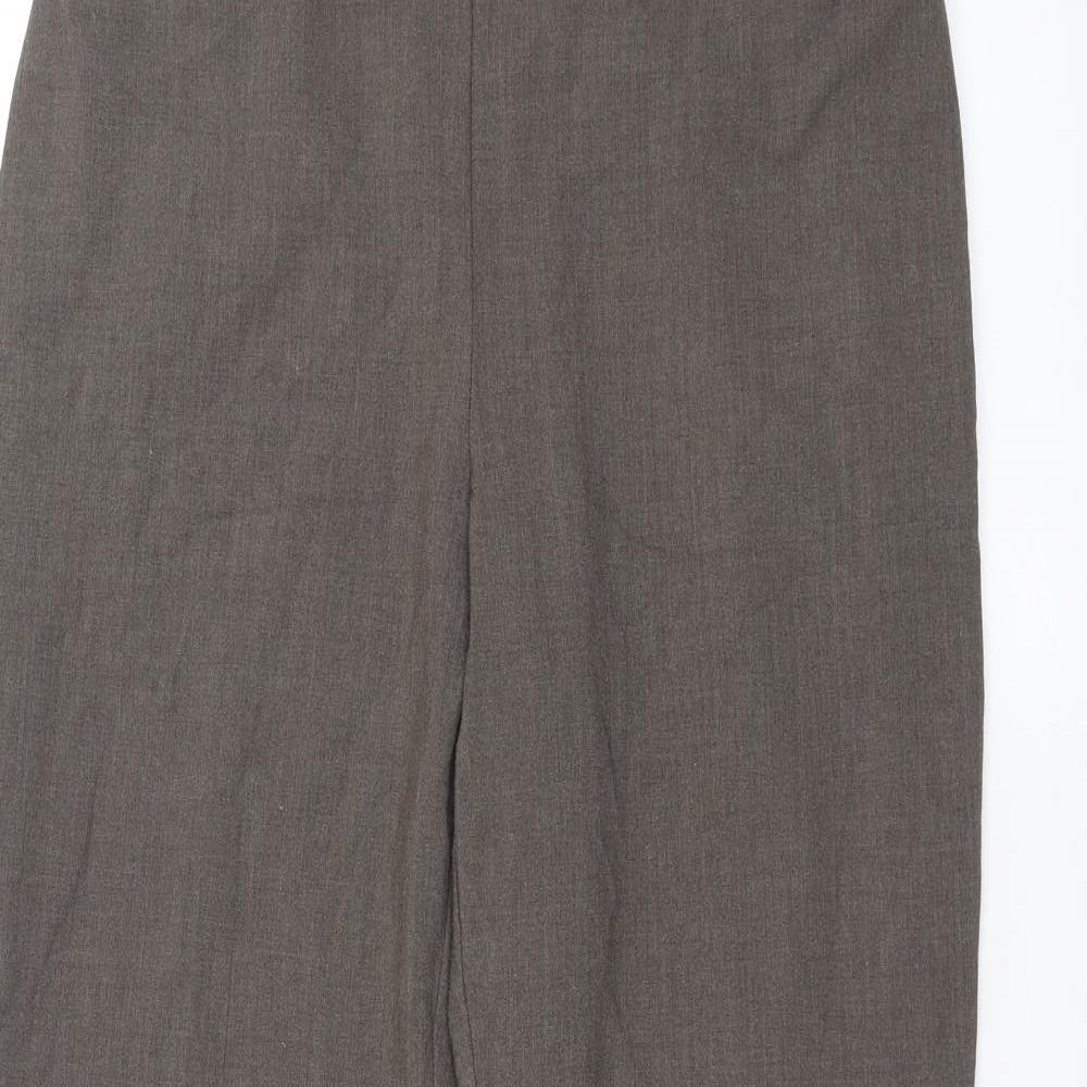 Womens UK Size 12 Marks and Spencer Regular Fit  Beige Trousers