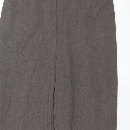 Womens UK Size 12 Marks and Spencer Regular Fit  Beige Trousers