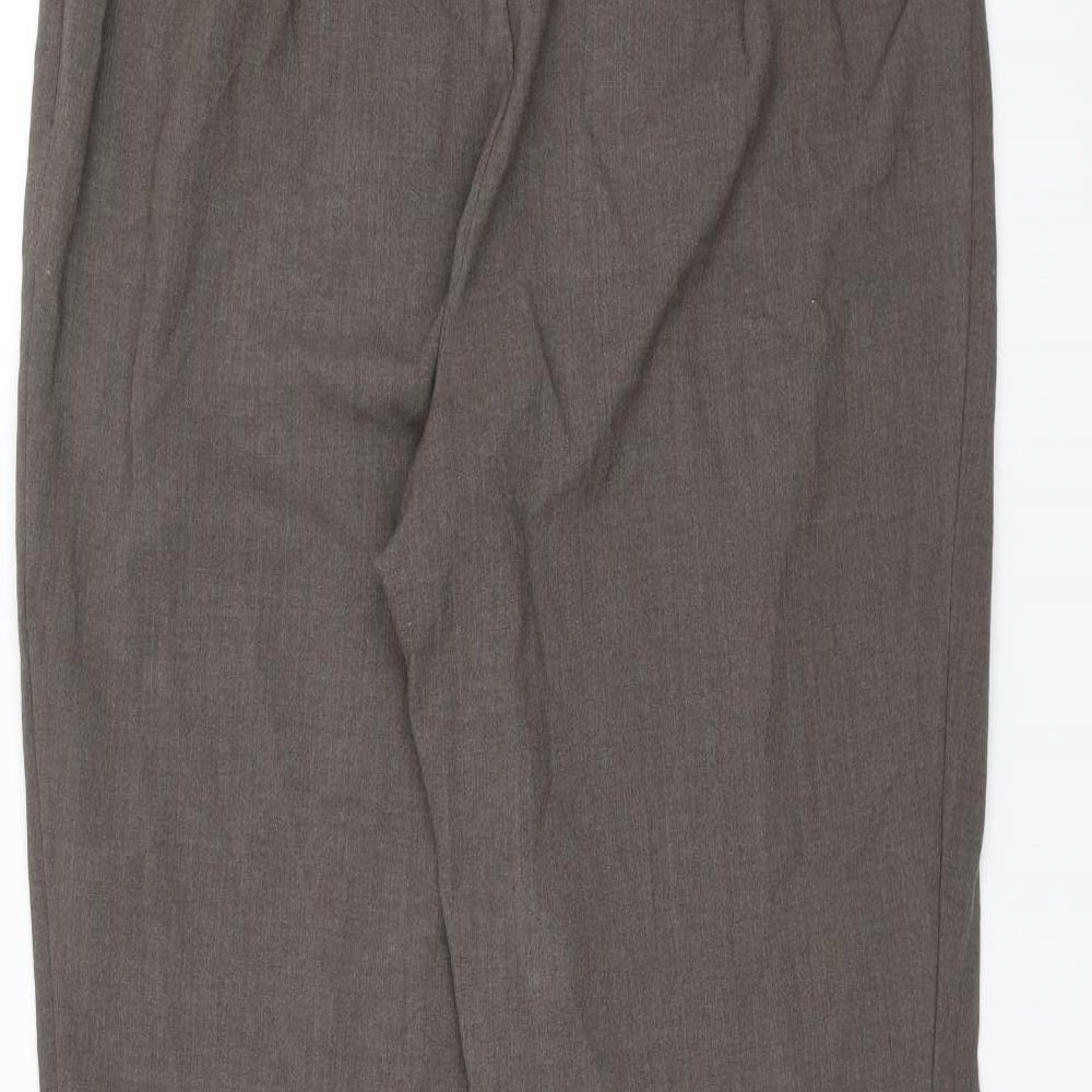 Womens UK Size 12 Marks and Spencer Regular Fit  Beige Trousers