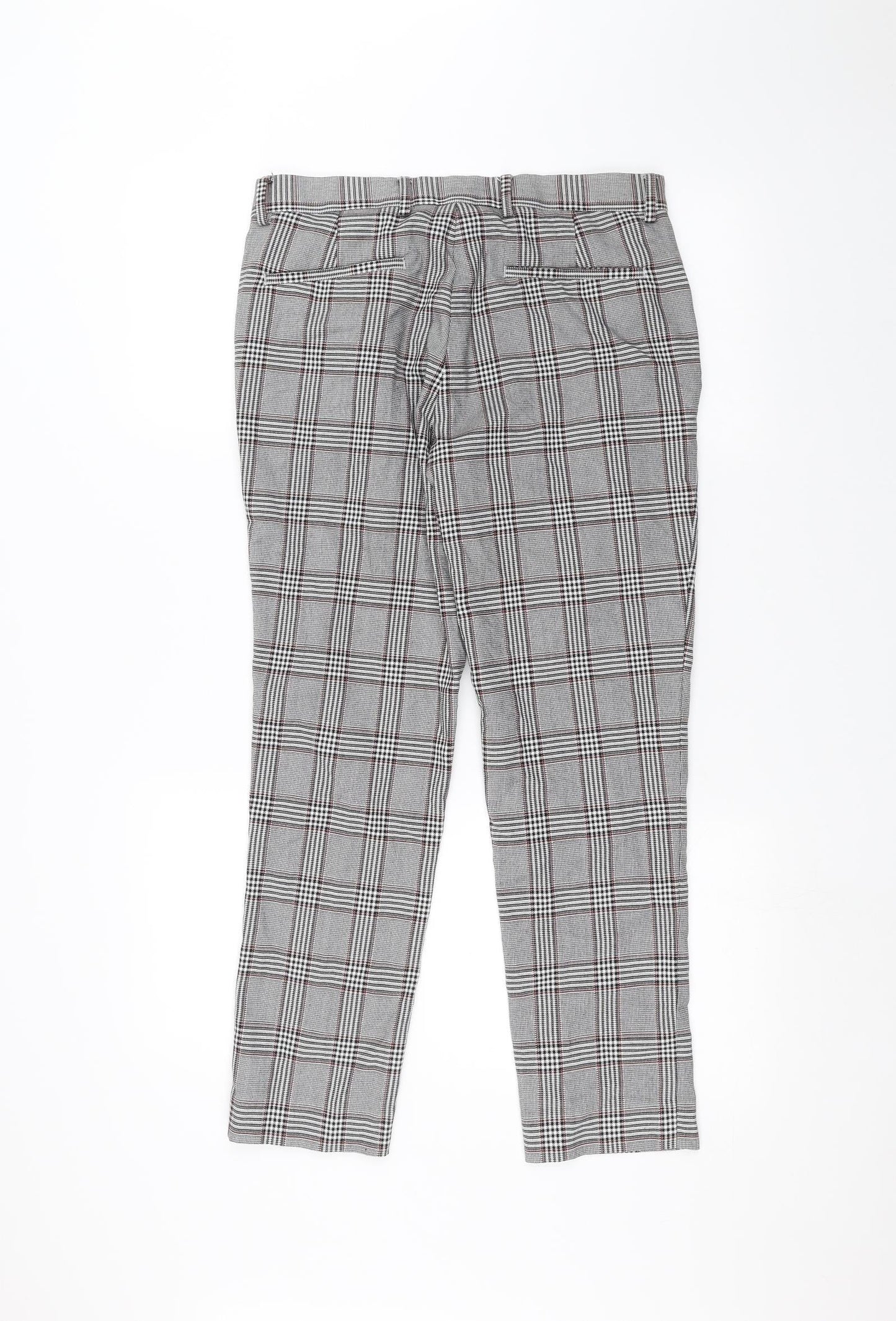 Womens UK Size 30 in River Island Regular Fit  White Trousers