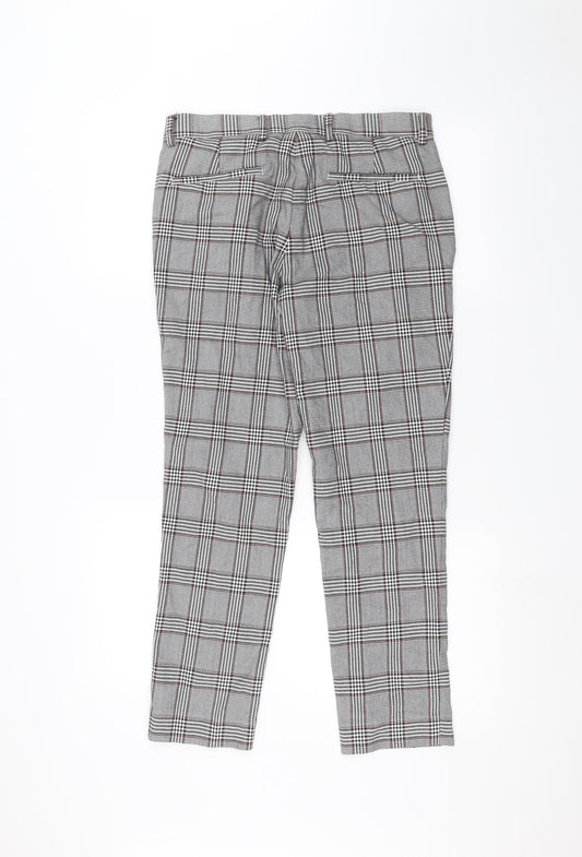 Womens UK Size 30 in River Island Regular Fit  White Trousers
