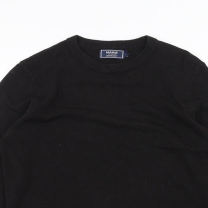 Maine New England Womens Black   Pullover Jumper Size S