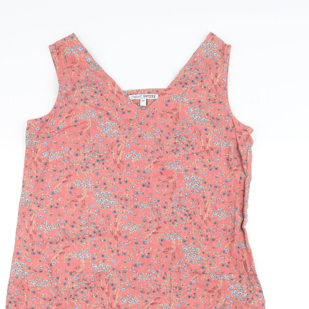 Womens UK Size 8 NEXT Pink Basic T-Shirt