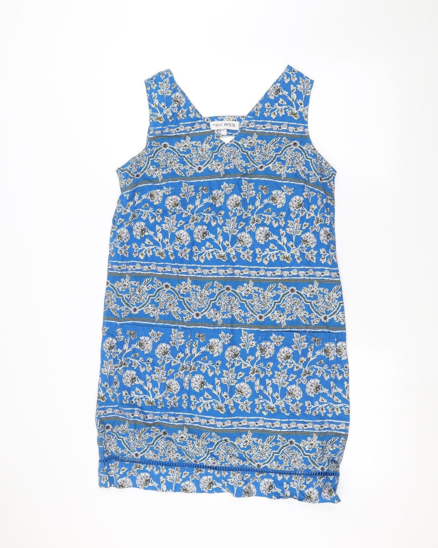 Womens UK Size 8 NEXT Blue Basic T-Shirt