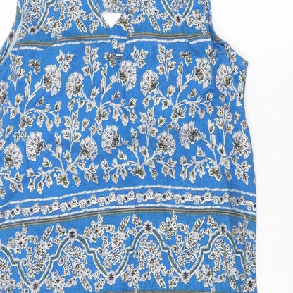 Womens UK Size 8 NEXT Blue Basic T-Shirt
